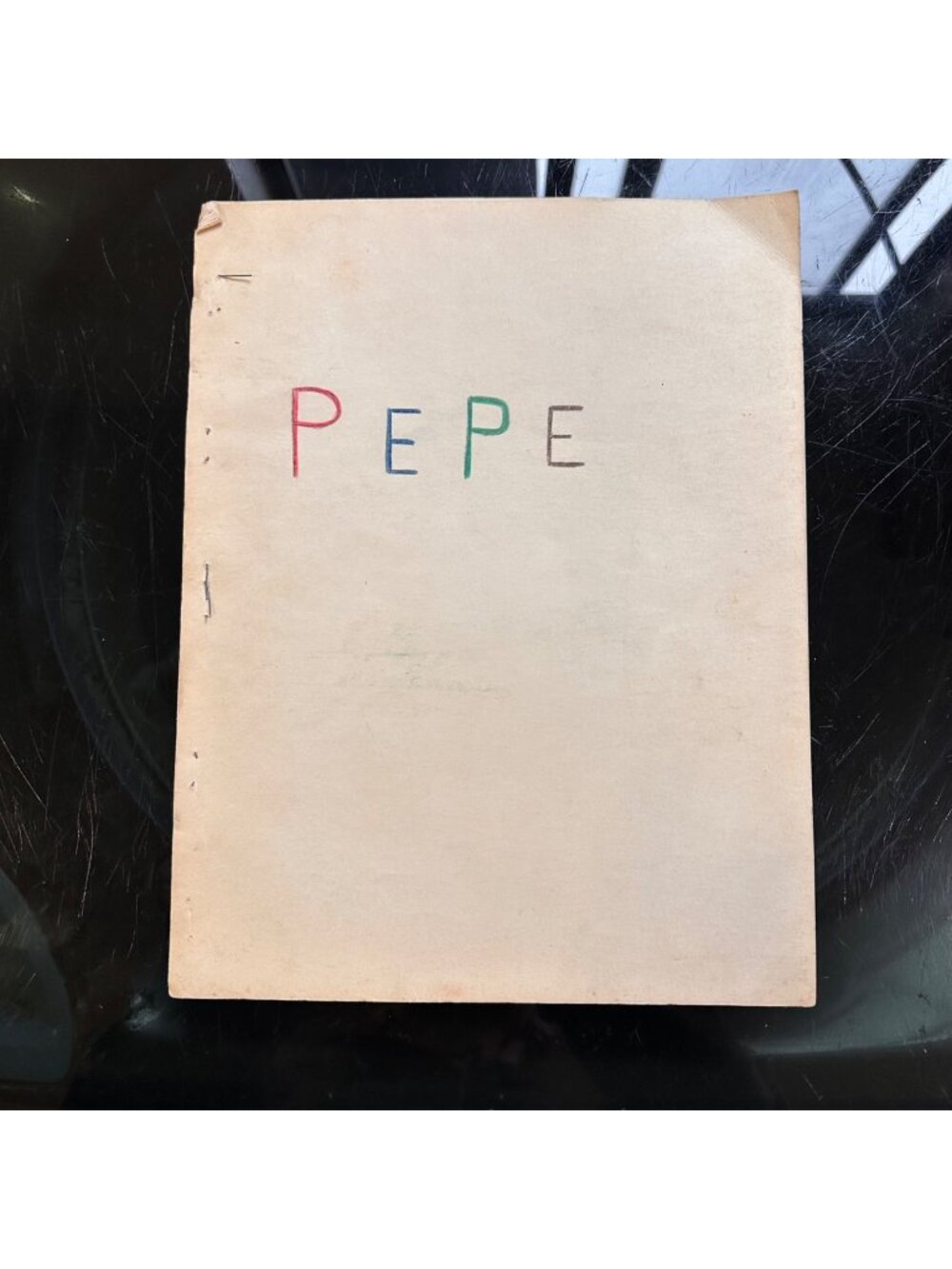 Vintage 1960 Pepe Movie Fan-Created Biography With Photo Clippings
